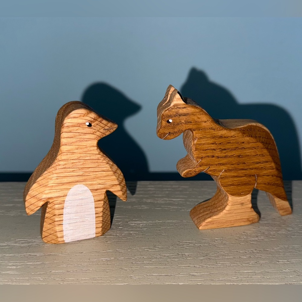 Handmade Wooden Animal Toys